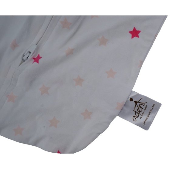 Aden Snug Swaddles Newborn 0-3 Months (5-12 lbs) White with Stars - Picture 4 of 4